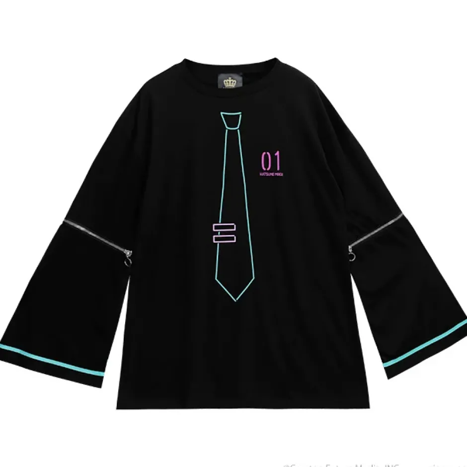 LISTEN FLAVOR 2022 Hatsune Miku Collaboration Hatsune Miku Zip Sleeve Top (Re-run) Best