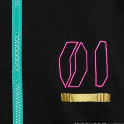 LISTEN FLAVOR Hatsune Miku Jersey Hoodie Black Clearance