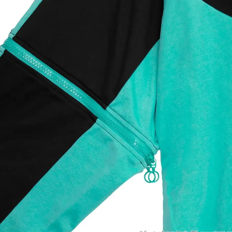 LISTEN FLAVOR Hatsune Miku Jersey Hoodie Black Clearance