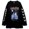 LISTEN FLAVOR Haunted Castle Long Sleeve T-Shirt Discount