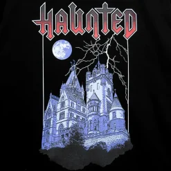 LISTEN FLAVOR Haunted Castle Long Sleeve T-Shirt Discount