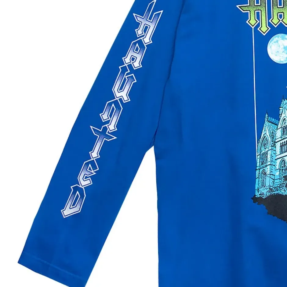 LISTEN FLAVOR Haunted Castle Long Sleeve T-Shirt Discount