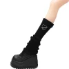 Footwear>LISTEN FLAVOR Heartbreak Embroidered Leg Warmers