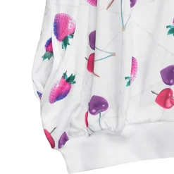 LISTEN FLAVOR Heart Cherry & Dangerous Strawberry Zip Hoodie New