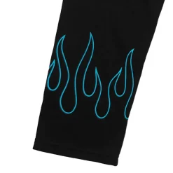 LISTEN FLAVOR Heart Padlock Zip Sleeve Top Hot
