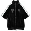Jackets & Hoodies>LISTEN FLAVOR Heavens Velour Short Sleeve Jersey