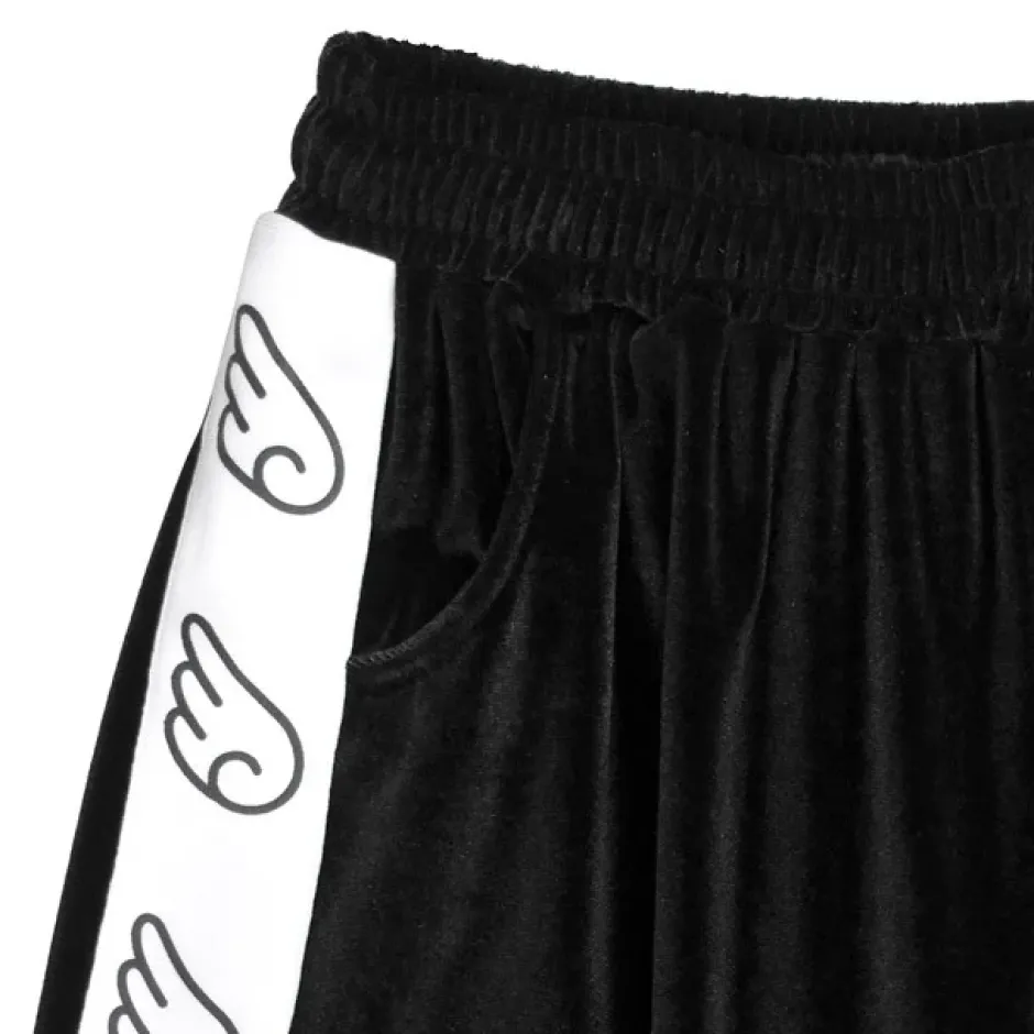 Bottoms>LISTEN FLAVOR Heavens Velour Shorts