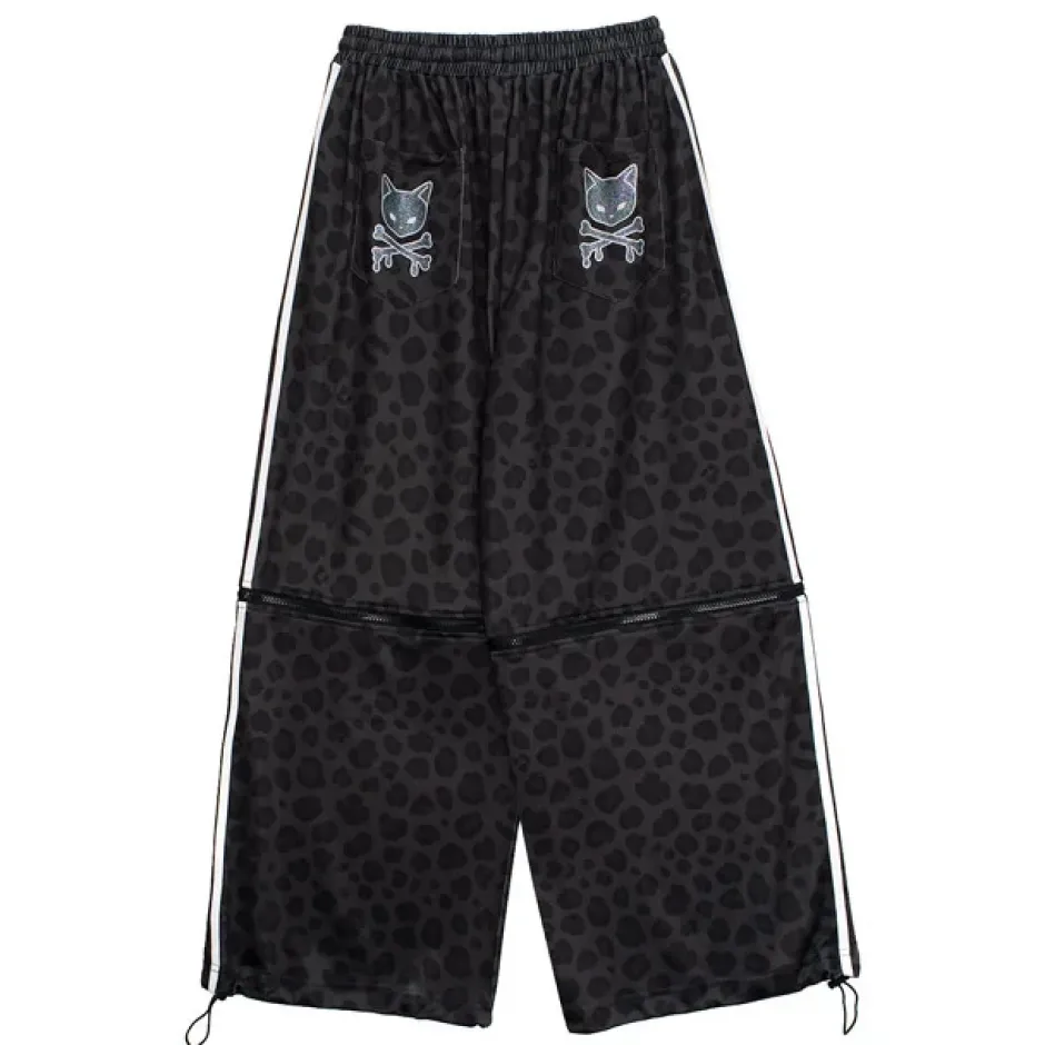 LISTEN FLAVOR Heisei Leopard 2-Way Separate Jersey Pants Outlet