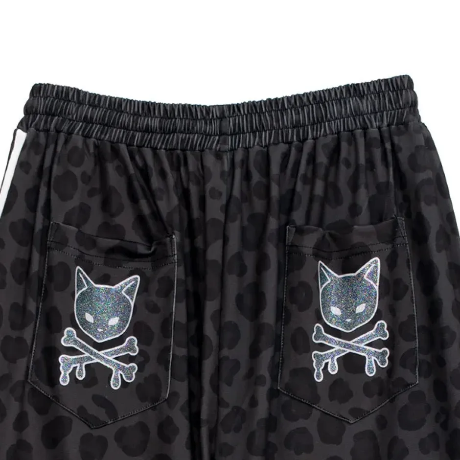 LISTEN FLAVOR Heisei Leopard 2-Way Separate Jersey Pants Outlet