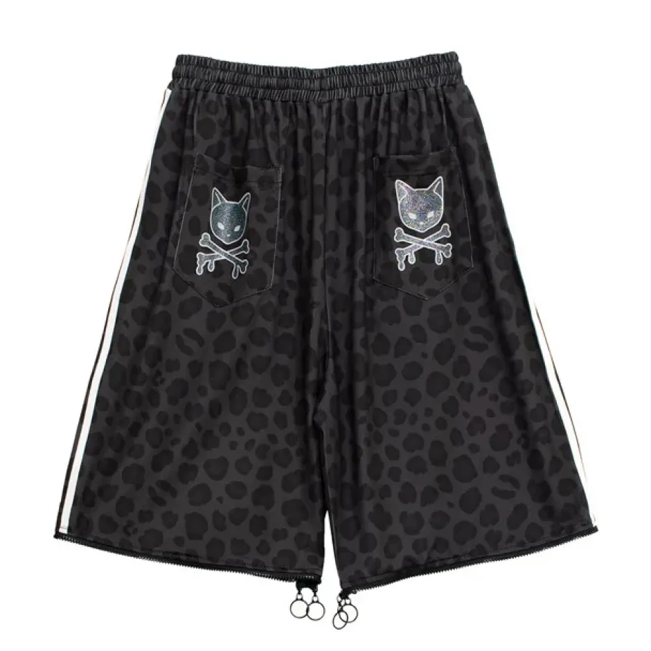 LISTEN FLAVOR Heisei Leopard 2-Way Separate Jersey Pants Outlet