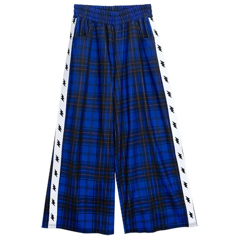 LISTEN FLAVOR Inazuma Zukkyun Check Jersey Shorts Hot