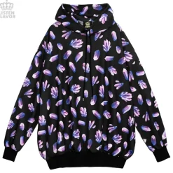 Jackets & Hoodies>LISTEN FLAVOR Jewel Big Hoodie