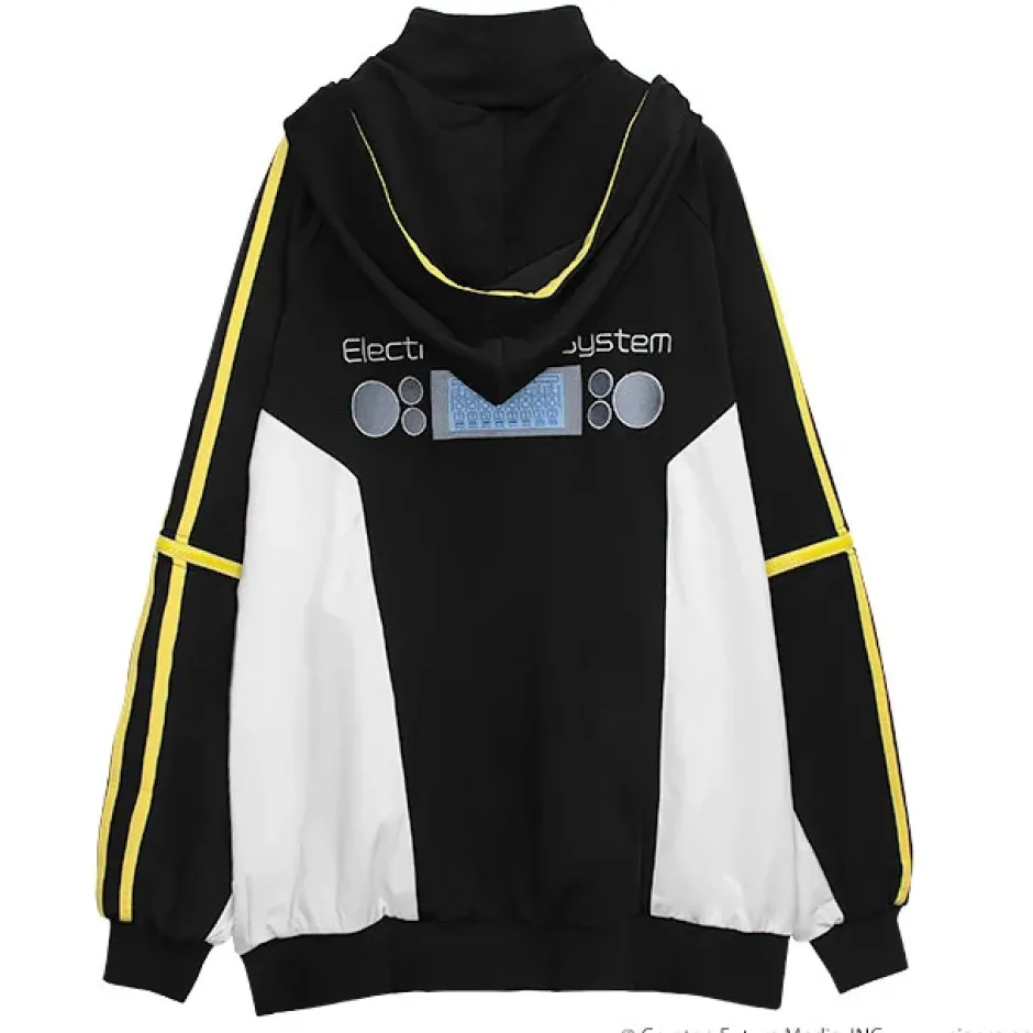 Jackets & Hoodies>LISTEN FLAVOR Kagamine Rin & Len Jersey Hoodie Black (Re-run)