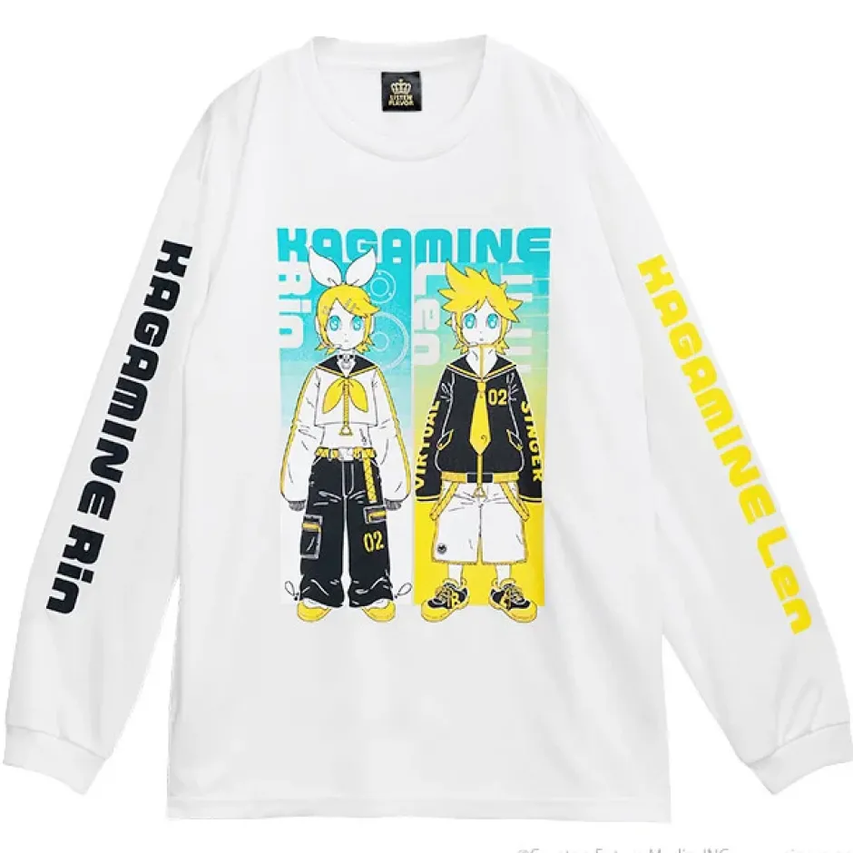 Tops>LISTEN FLAVOR Kagamine Rin/Len Long Sleeve T-Shirt