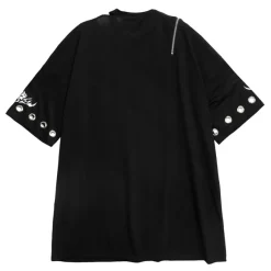 Tops>LISTEN FLAVOR Kirakira Neko Slit Big Top