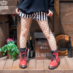LISTEN FLAVOR Lace-Up Harness Belt Shorts Outlet