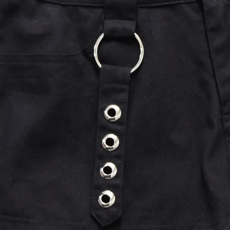 LISTEN FLAVOR Lace-Up Harness Belt Shorts Outlet