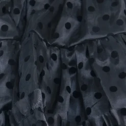 LISTEN FLAVOR Lace-up Tulle Frill Skirt Hot