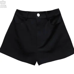 LISTEN FLAVOR Layered Pleated Long Flap Skirt w/ Shorts Discount