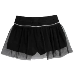 LISTEN FLAVOR Layered Shorts w/ Tulle Clearance
