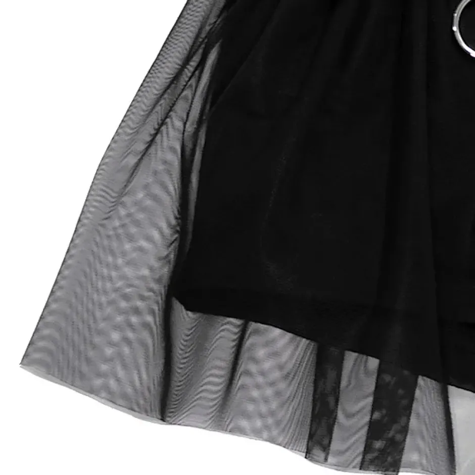 LISTEN FLAVOR Layered Shorts w/ Tulle Clearance