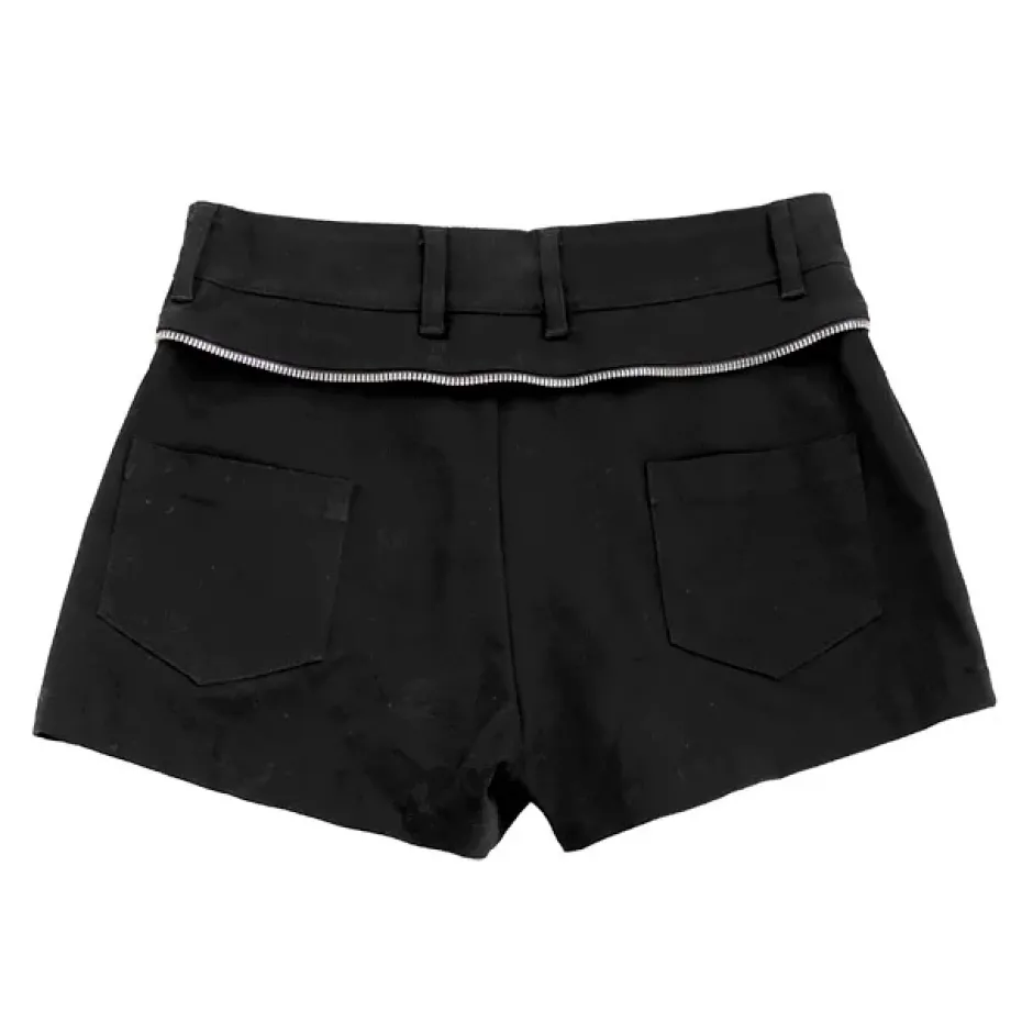 LISTEN FLAVOR Layered Shorts w/ Tulle Clearance