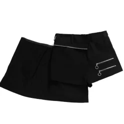 LISTEN FLAVOR Layered 2-Way Shorts New