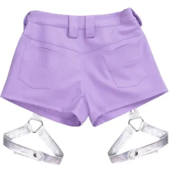LISTEN FLAVOR Light Purple Shorts w/ Harness Garter Belt Online