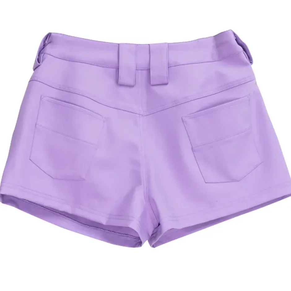 LISTEN FLAVOR Light Purple Shorts w/ Harness Garter Belt Online