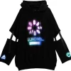 LISTEN FLAVOR LOADING Separate Sleeve Belt Cut Hoodie Outlet