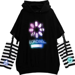 LISTEN FLAVOR LOADING Separate Sleeve Belt Cut Hoodie Outlet