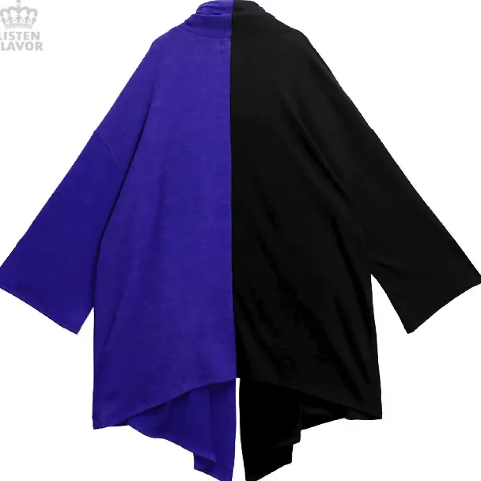 Jackets & Hoodies>LISTEN FLAVOR Long Knit Robe