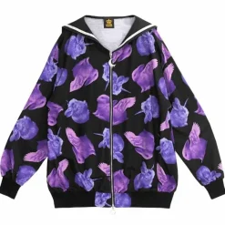 Jackets & Hoodies>LISTEN FLAVOR Maboroshi no Usagi Sailor Collar Blouson