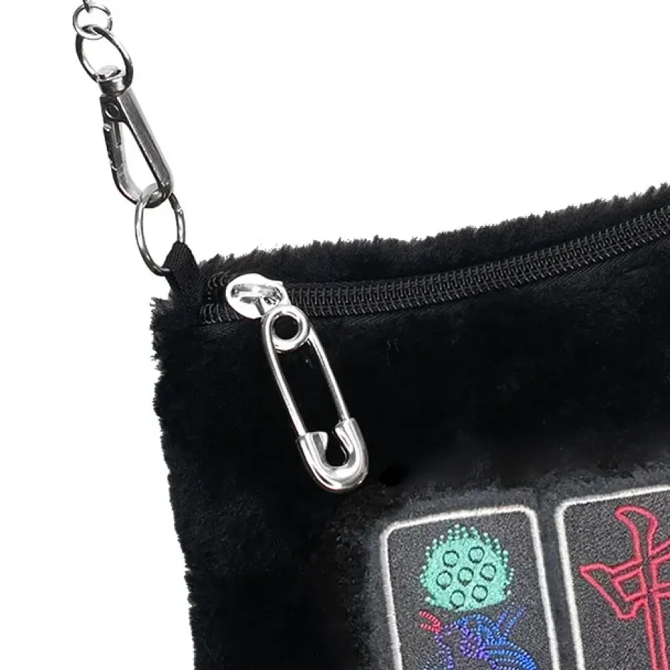 Bags & Wallets>LISTEN FLAVOR Mahjong Fur Shoulder Bag