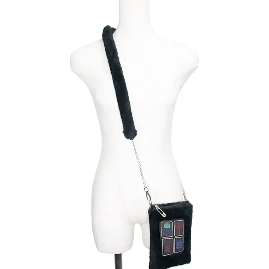 Bags & Wallets>LISTEN FLAVOR Mahjong Fur Shoulder Bag