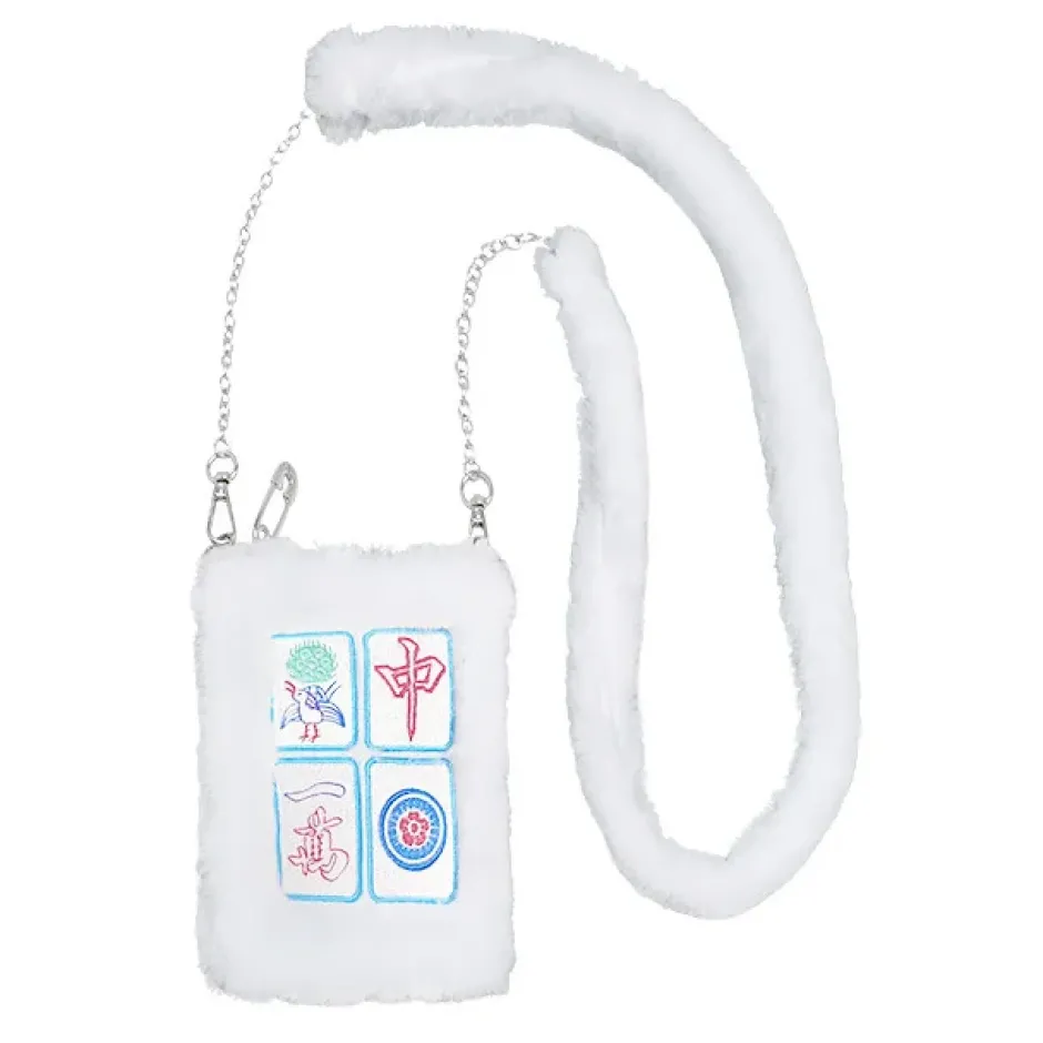 Bags & Wallets>LISTEN FLAVOR Mahjong Fur Shoulder Bag