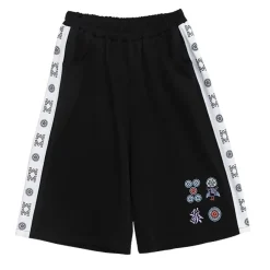 Bottoms>LISTEN FLAVOR Mahjong Jersey Shorts