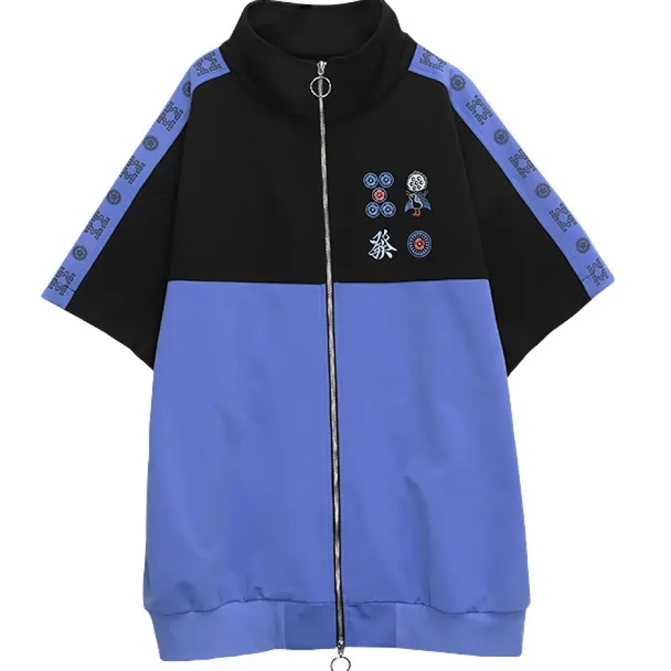 Jackets & Hoodies>LISTEN FLAVOR Mahjong Short Sleeve Jersey