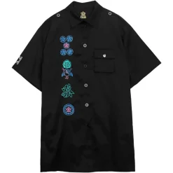LISTEN FLAVOR Mahjong Short Sleeve Shirt w/ Harness Clearance