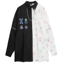 LISTEN FLAVOR Mahjong 2-Way Shirt w/ Chain