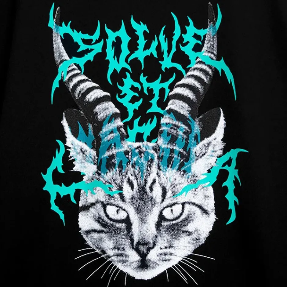 Tops>LISTEN FLAVOR Makai Neko Long Sleeve T-Shirt
