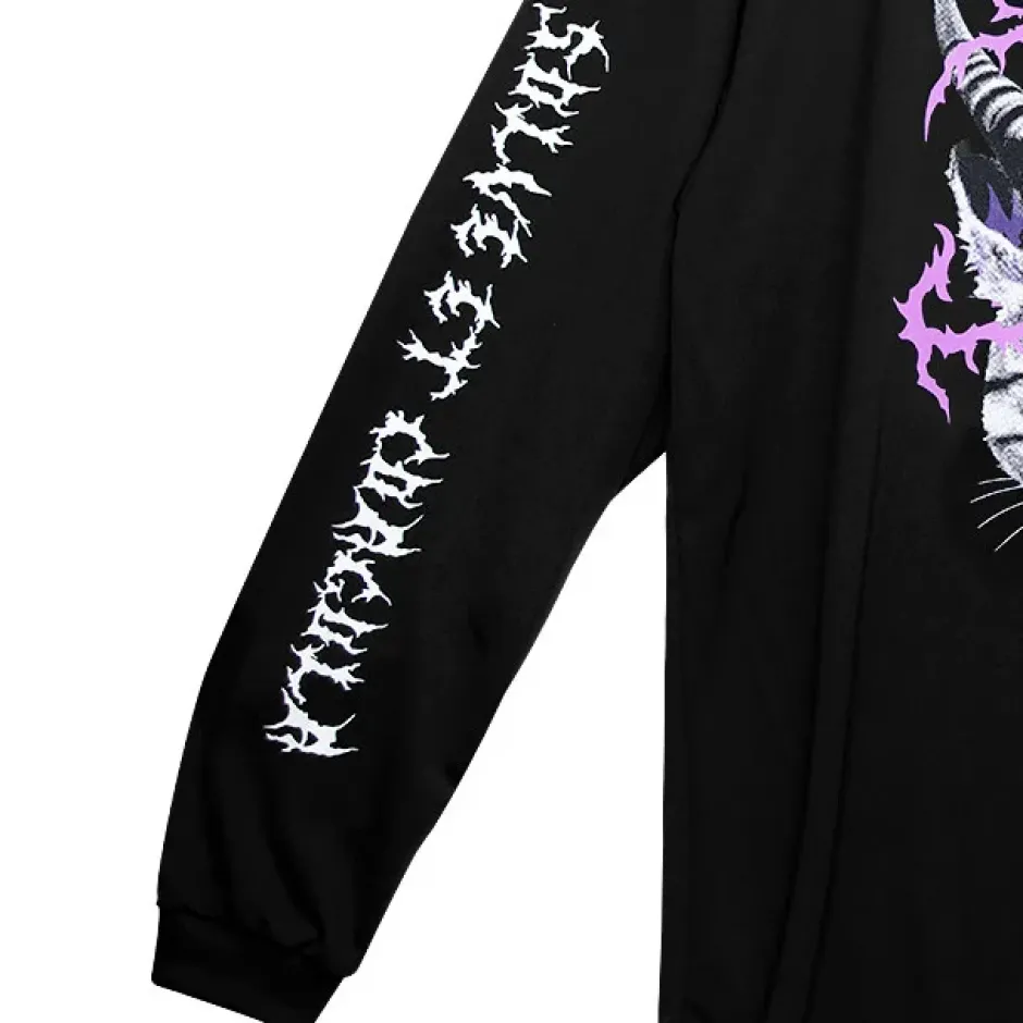 Tops>LISTEN FLAVOR Makai Neko Long Sleeve T-Shirt