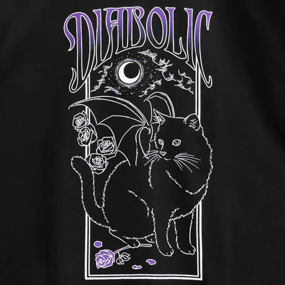 LISTEN FLAVOR Makai no Devil Cat Pullover Sale