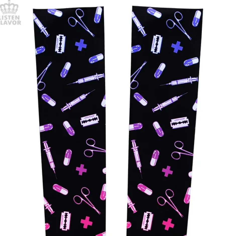 LISTEN FLAVOR Medical Pattern Knee-High Socks (Re-run) Best