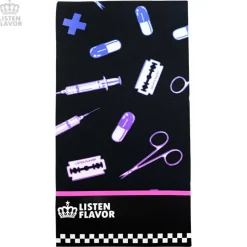 LISTEN FLAVOR Medical Pattern Knee-High Socks (Re-run) Best