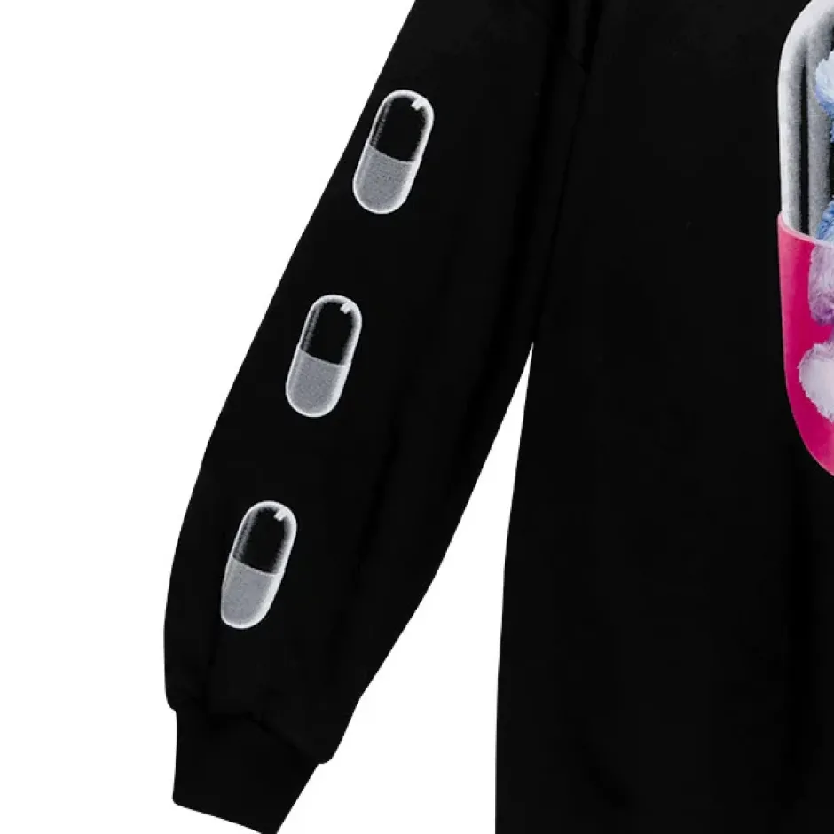 Jackets & Hoodies>LISTEN FLAVOR Medication Bear Pullover