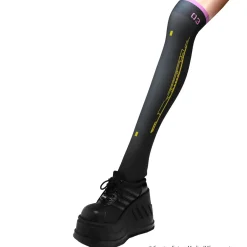 LISTEN FLAVOR Megurine Luka Knee-High Socks 2 Black Clearance
