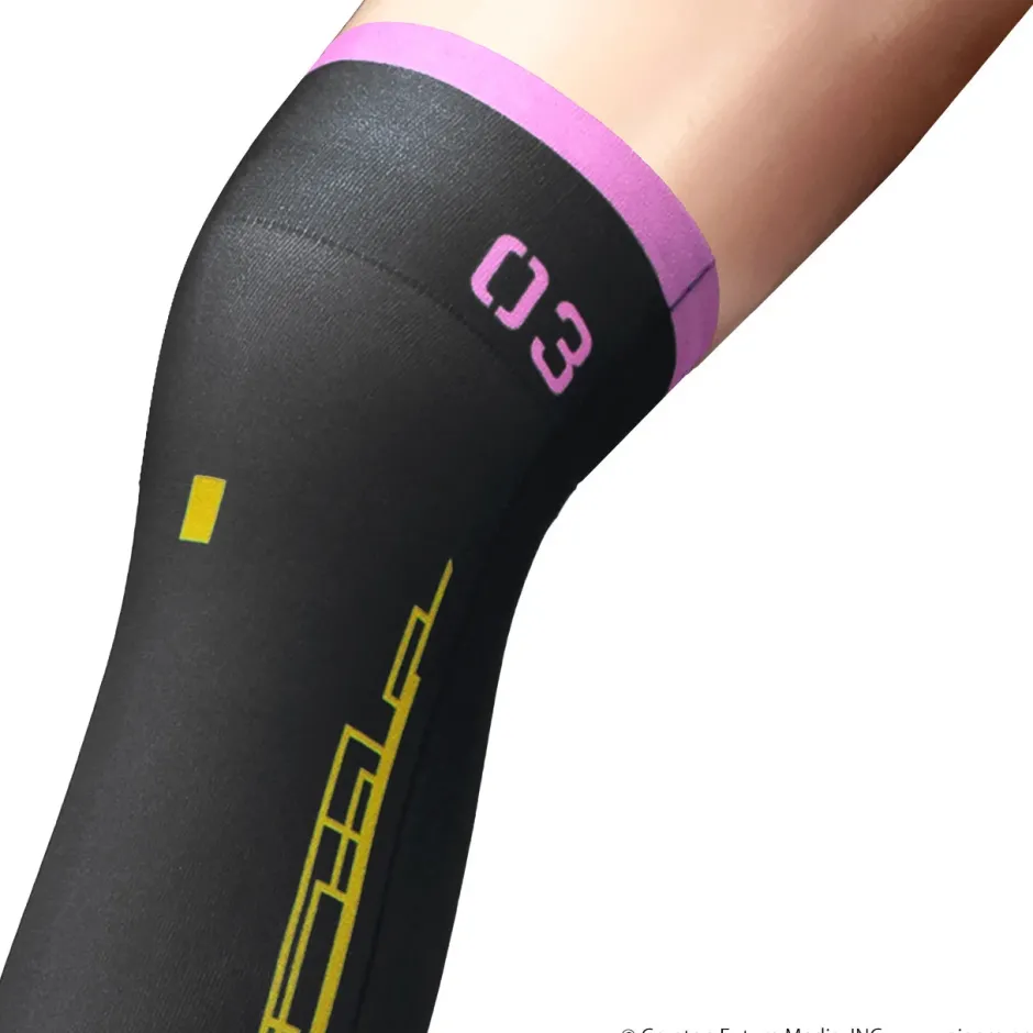 LISTEN FLAVOR Megurine Luka Knee-High Socks 2 Black Clearance