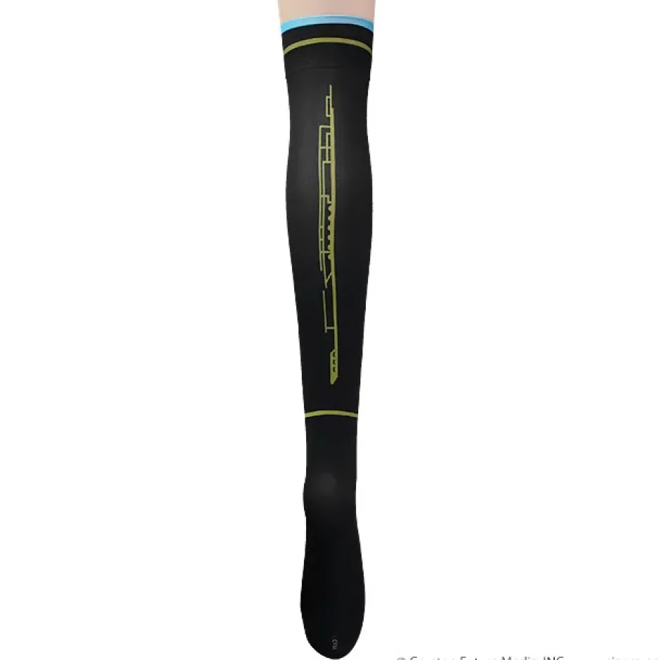 Footwear>LISTEN FLAVOR Megurine Luka Knee-High Socks Black