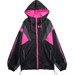 Jackets & Hoodies>LISTEN FLAVOR Megurine Luka Mountain Hoodie Black